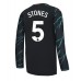 Billige Manchester City John Stones #5 Tredje Fodboldtrøjer 2023-24 Langærmet